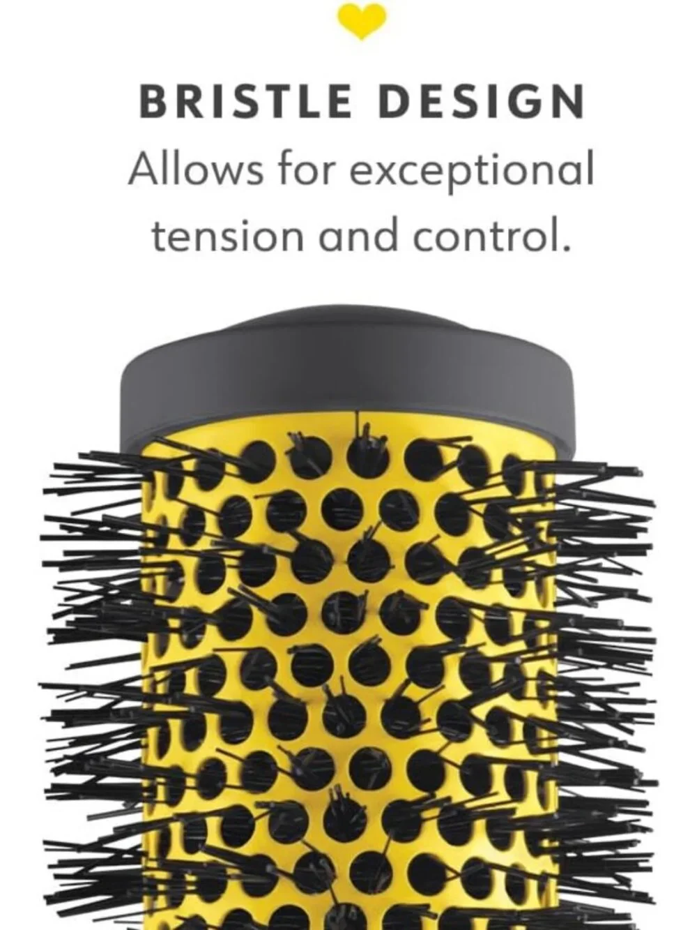 Ceramic Round Brush for Smooth Blowouts, Frizz Control & Styling Tool